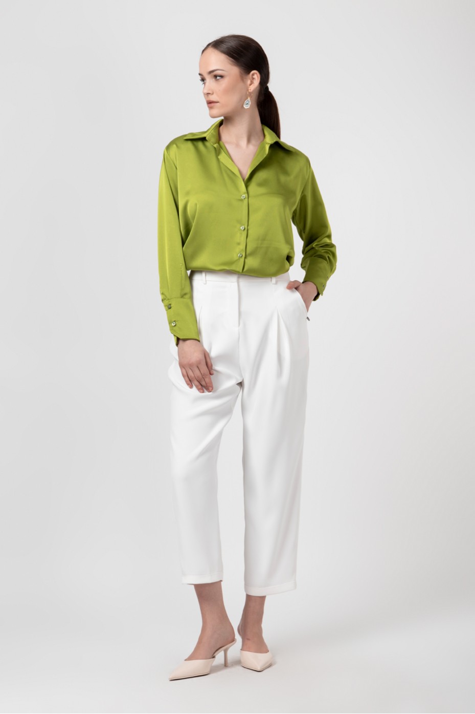 Satin Shirt | ALEXIA STAM